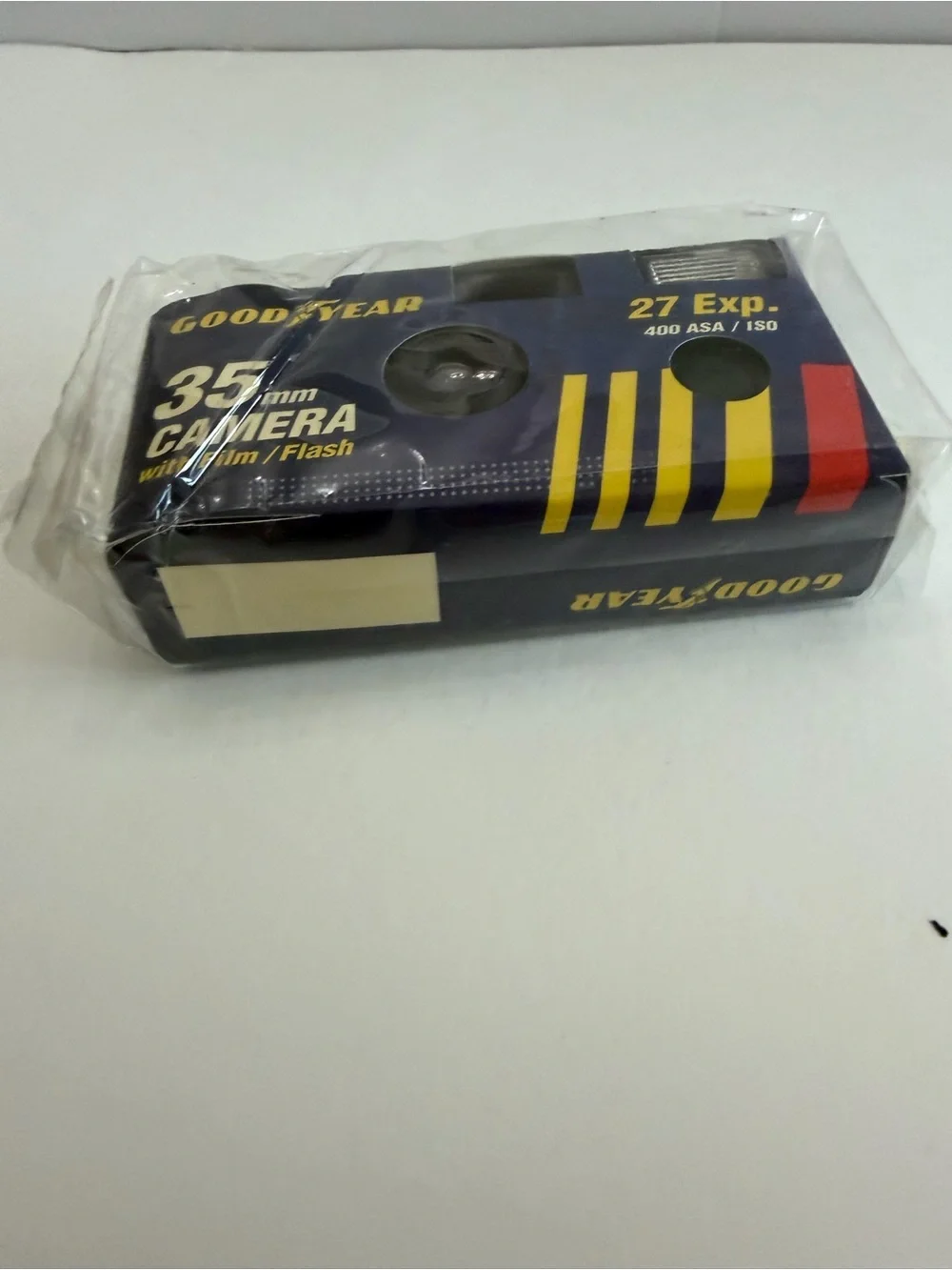 Vintage Goodyear 35mm 400 ASA / ISO 27 Disposable Camera W/ Film / Flash SEALED!